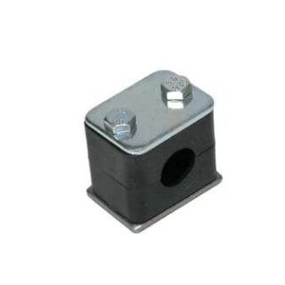 Einrohrschelle Komplett, Rohr  9,5 mm, (  3/8" ) Baugröße 0